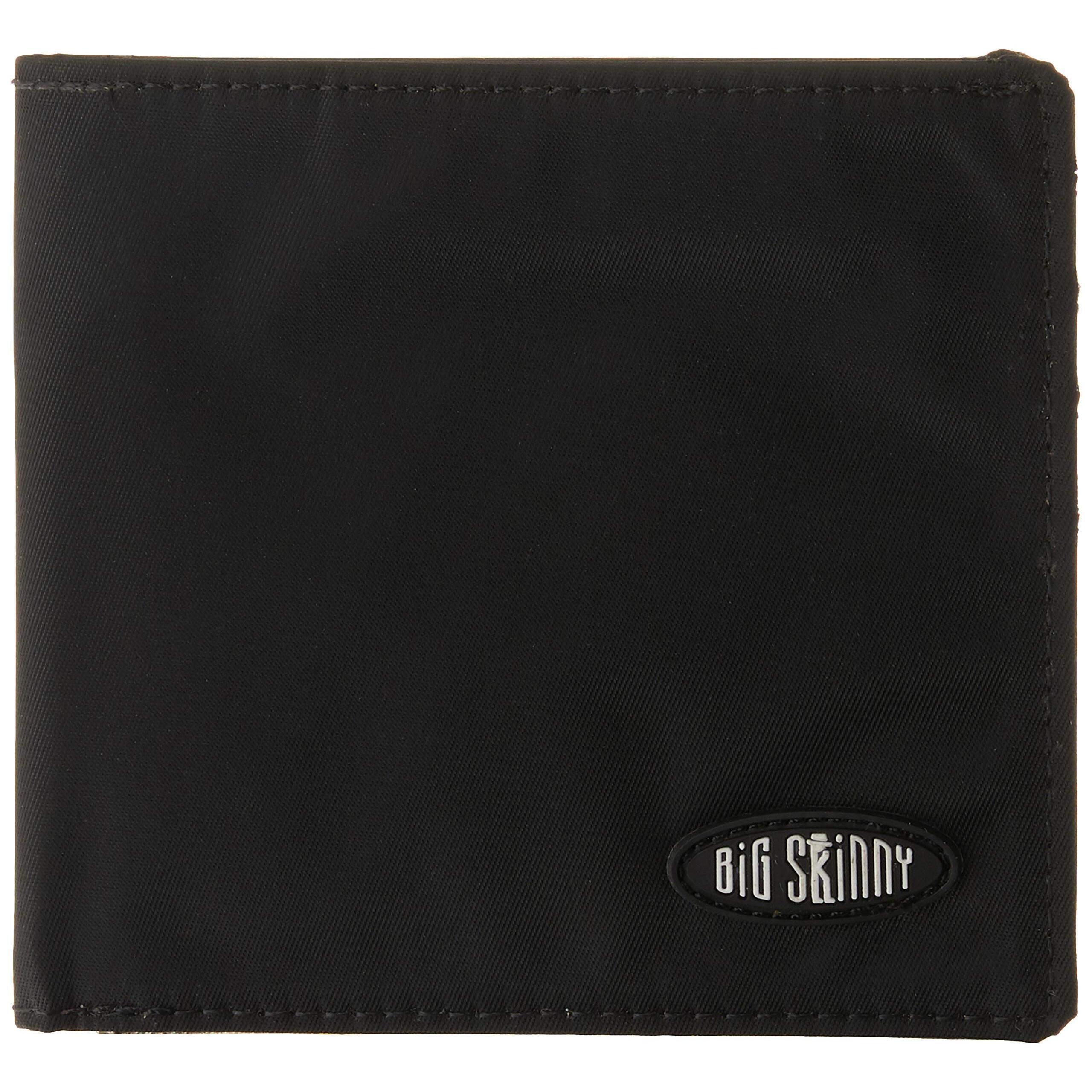 6689 Rfid Blocking World Bi-Fold Slim Wallet, Holds Up To 30 Cards, Black